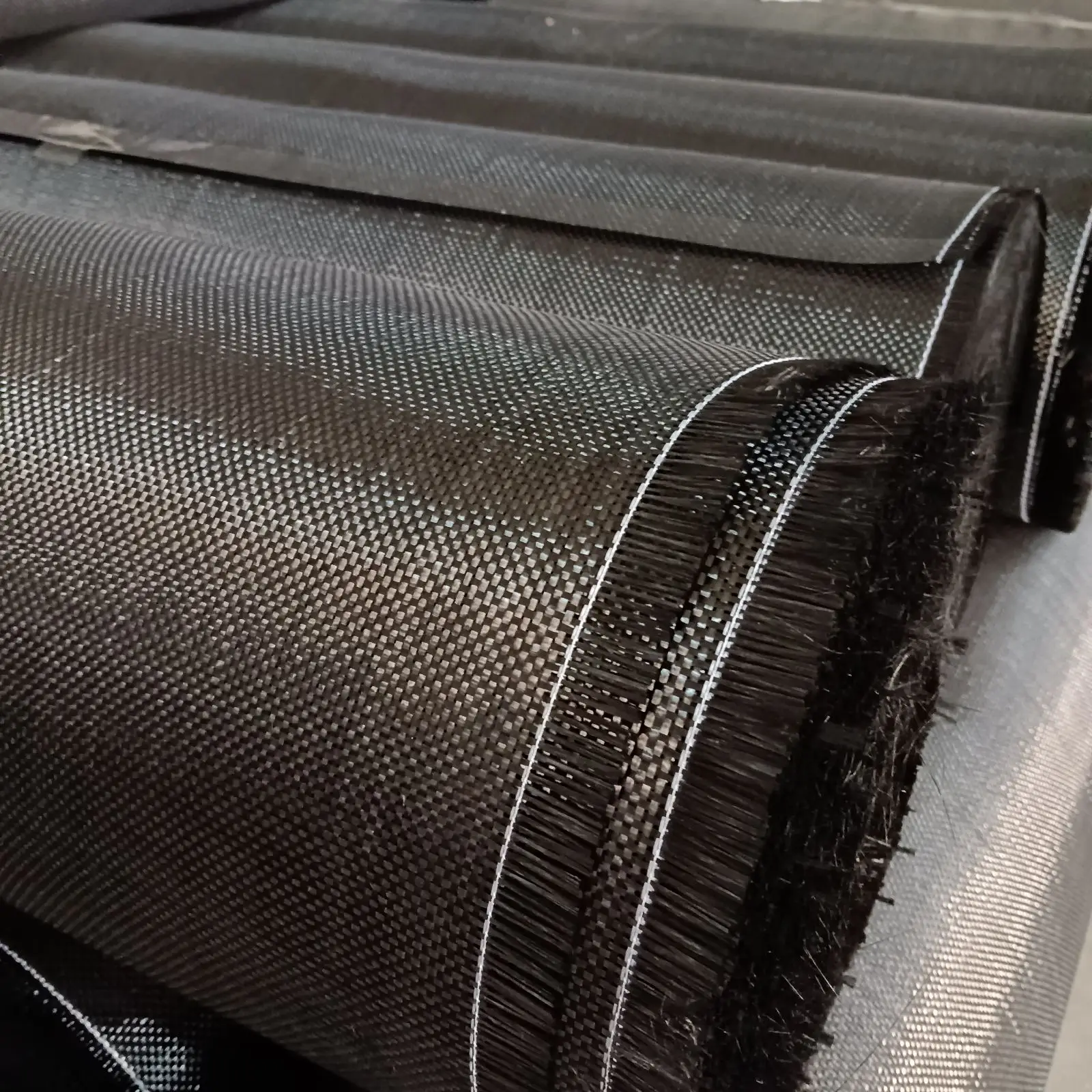 ANJIE 3k 200gsm 2*2 plain carbon fiber fabric