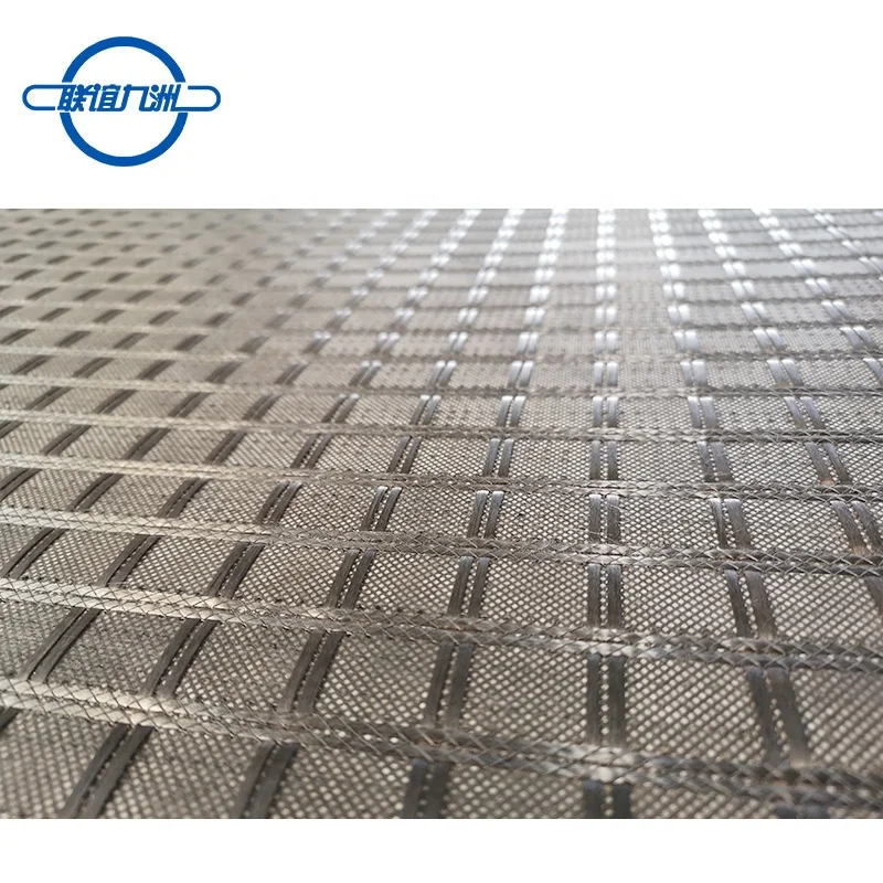 High Quality Fiberglass Geogrid Paving Composite reinforcement Geogrid