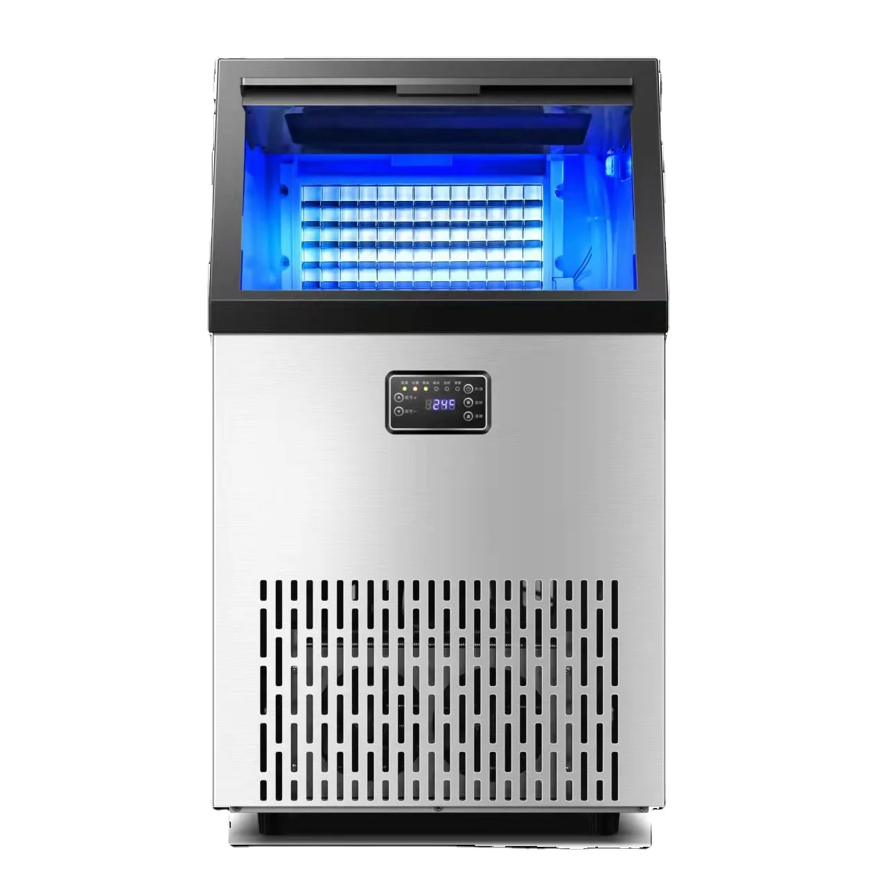 Block Ice Making Machine 42 Kg Ice Per Day Ice Maker for Hotel Use Making Commercial Stainless Steel Electric Snowmaker Machine