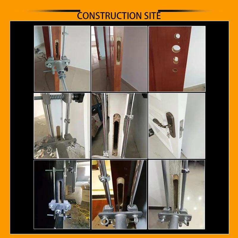 MeiKeLa Mortice Lock Fitting Wooden door lock slotting machine mortising jig tool kit mortiser door lock fitting machine