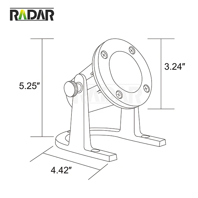 Высокое качество низкое напряжение MR16 латунный водонепроницаемый ландшафтный светильник Наружное освещение подводная лампа