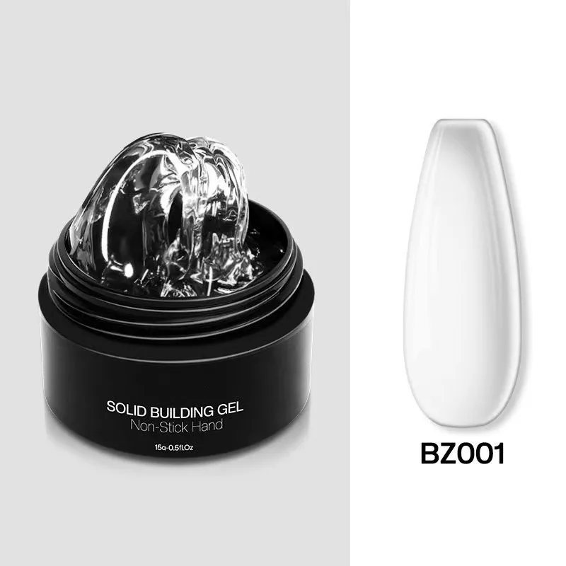 Non-stick Hand Nail Art Solid Extending Glue suit Novice Nail Art Construction Paperless Crystal Extending Glue