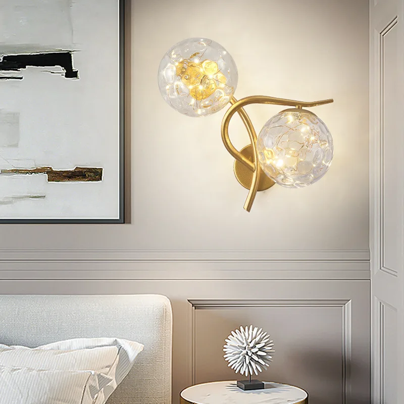 Modern minimalist creative Corridor balcony stairs aisle lights gold Wall  lamp Led wall lamp