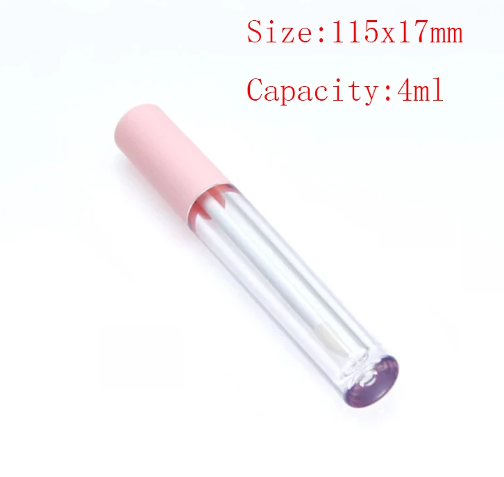 
DIY Empty Round Long High-end Simple Lip Gloss Tube 