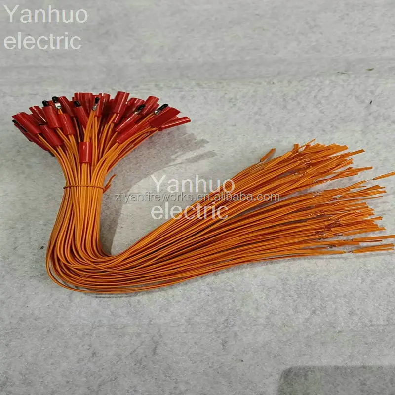 Hot selling 0.3m to 8m pirotecnia fire works WIRE WIRE wiring fire stage pyrotechnics display fireworks igniter for firework