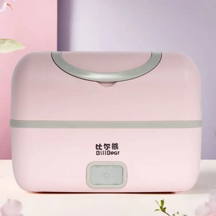 Portable Food Warmer Food Heater With Removable Stainless Steel Container Electric Lunch Box For Car And Home