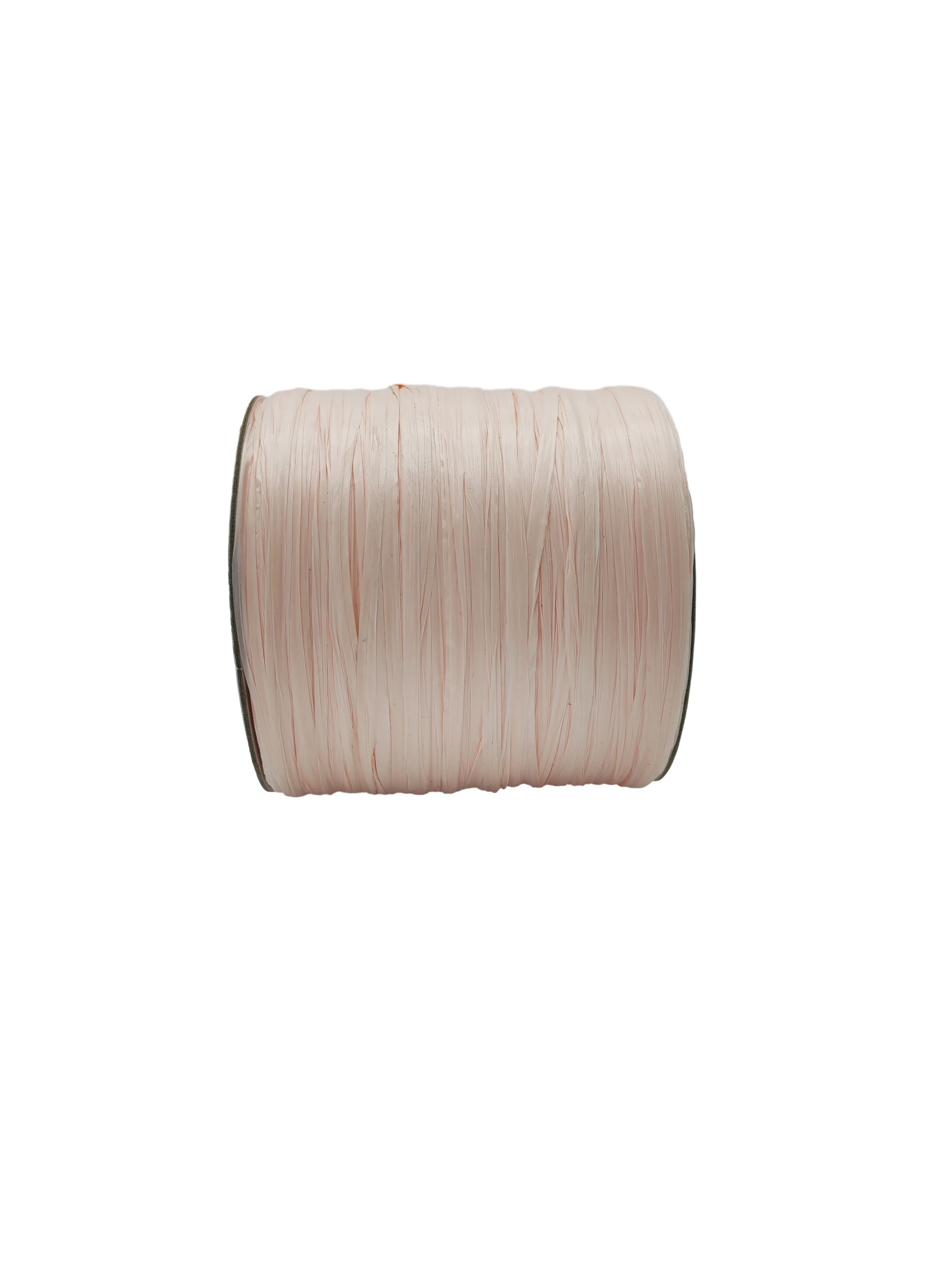 Large Stocks Supply high quality Raffia Yarn Sustainable Raphia Instant Delivery Ropes Eco-friendly Raffia Yarn 046 light pink