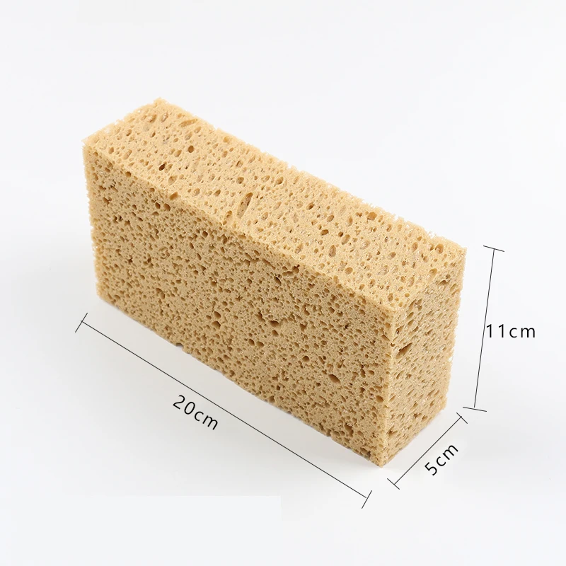 Wholesale Yellow Car Cleaning Wax Sponges Car Polish Wax Foam Sponges Pads for Car Cleaning  Sponges