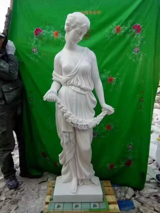 Заводская цена мраморный камень знаменитая статуя Обнаженная женщина богини скульптура