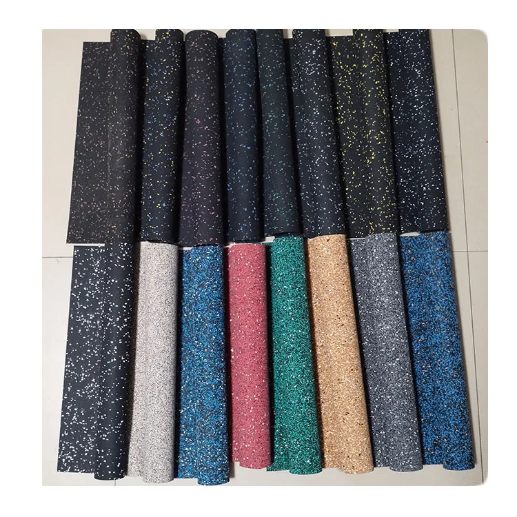 Free Sample Gym Silicone Flooring Matting 6mm Rubber Sheet Rolls