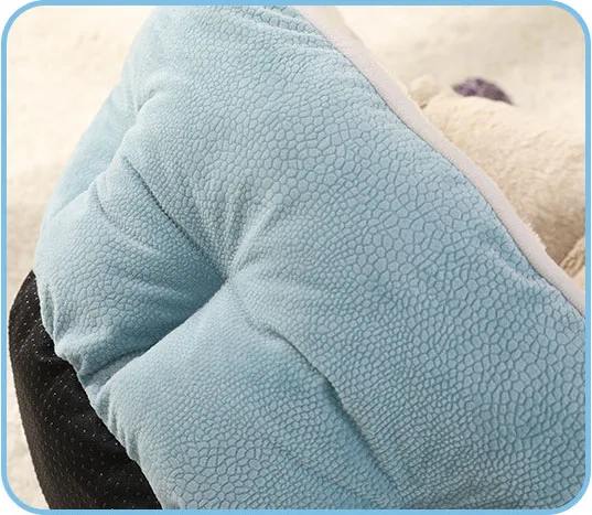 waterproof pet luxury design white plush pet domed beds couch with cover blanket