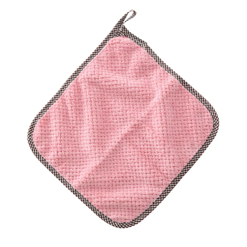 Kitchen Cleaning Cloths Super Thicker Absorbent  Table Kitchen Hanging Clean Dish Washing Cloth Cleaning Tool H609