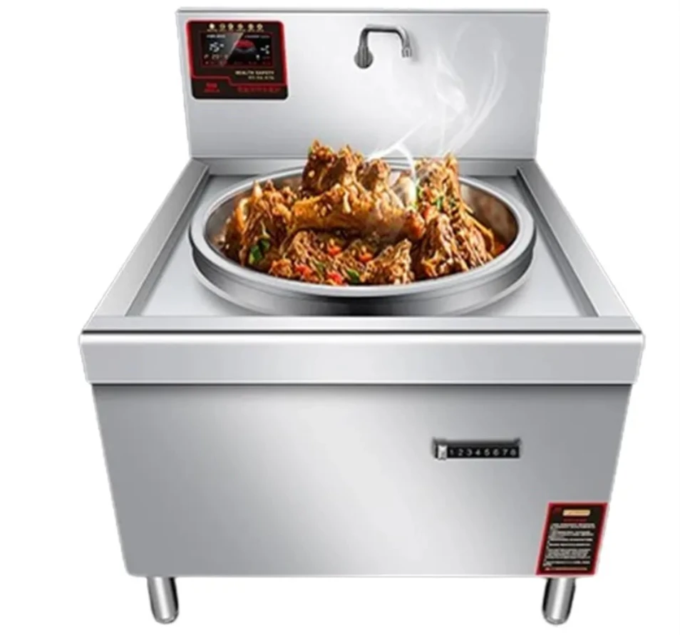 wholesale price commercial stove kitchen 15kw Slip control Commercial electromagnetic big cooker