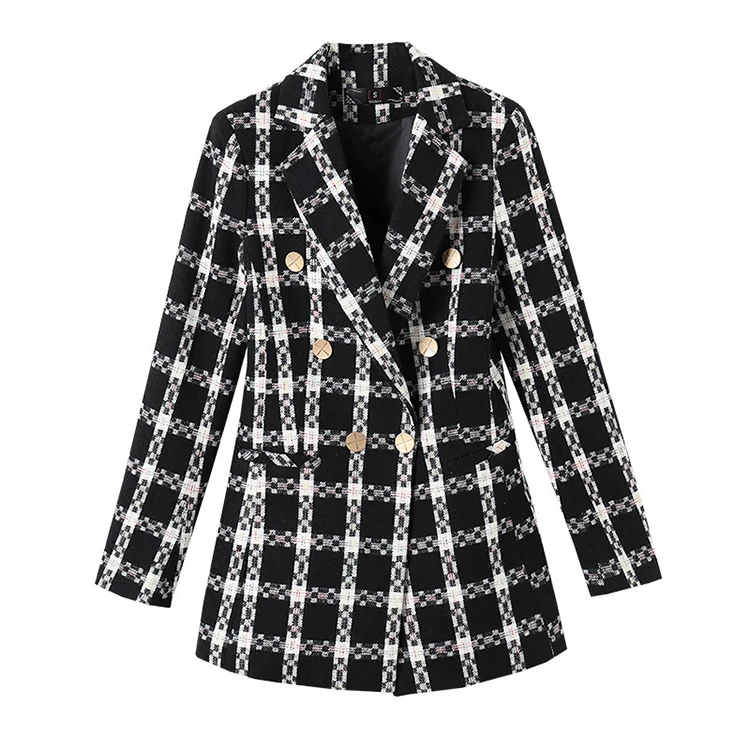 Popular check suit spring new Korean fashion temperament leisure British wind shorts professional suit