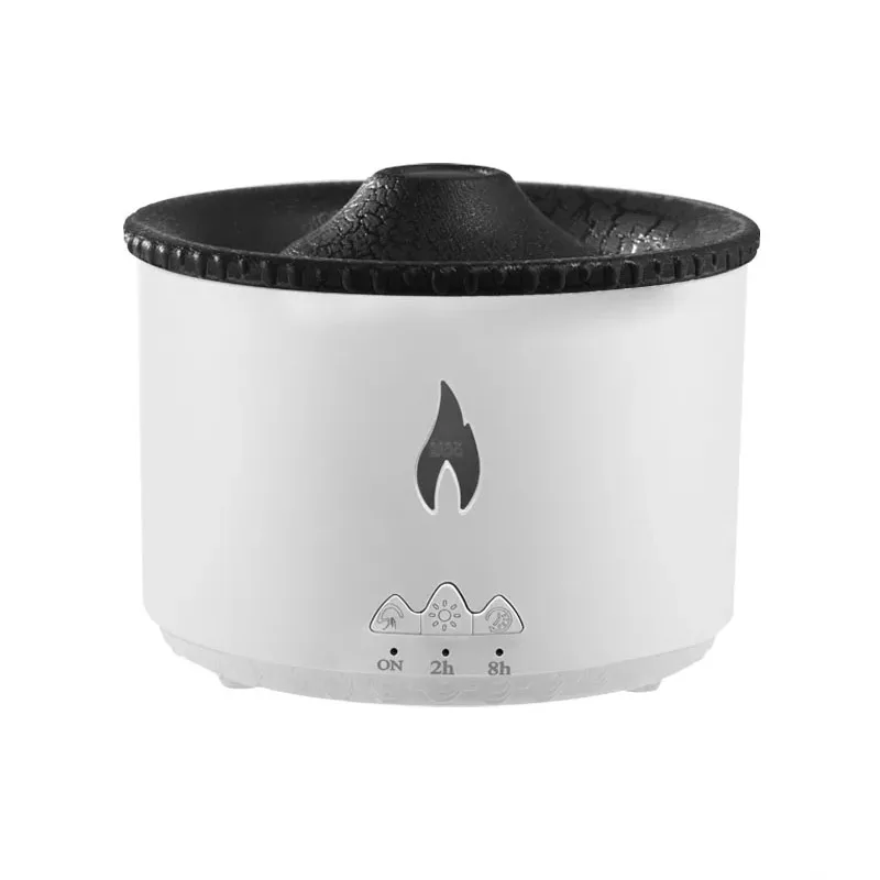 2023 Popular Home Appliance Air Fresher Essential Oil Volcano Aroma Diffuser Flame Volcano Air Humidifier