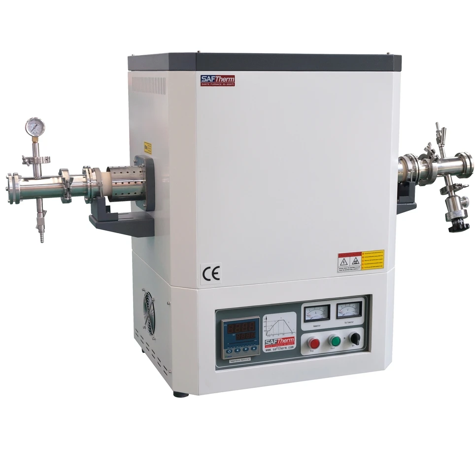 1200C Quartz Tube Furnace Vacuum Laboratory Large Horizontal Quartz High Temperature Sintered Resistance Tube Furnace