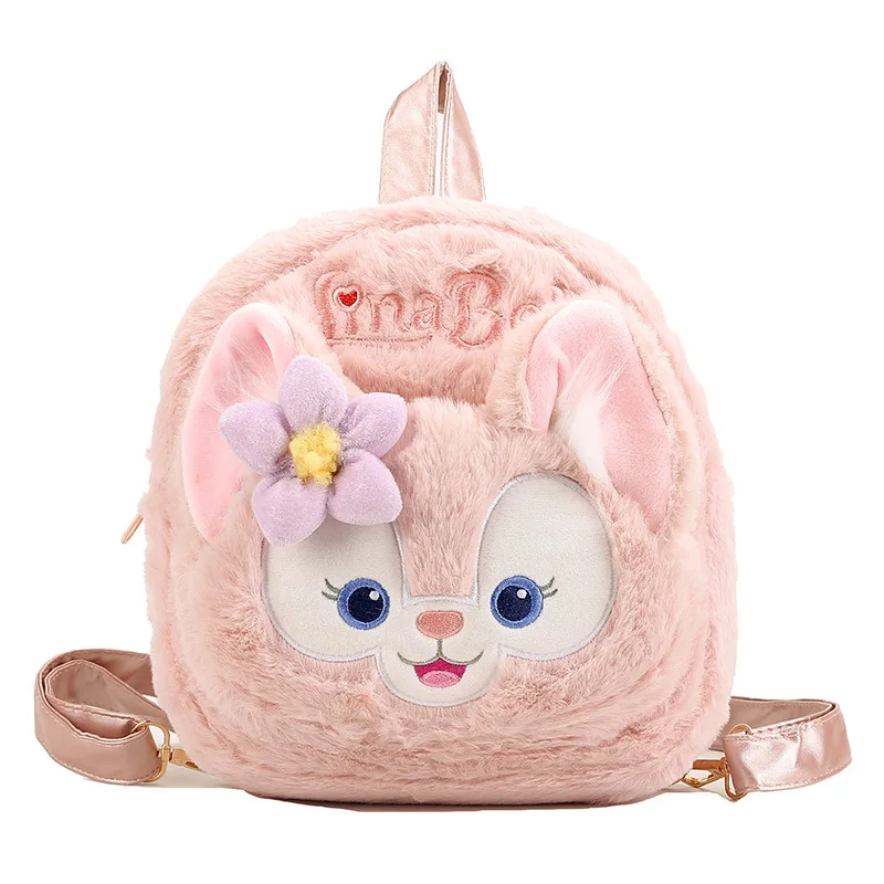 Little Fox Plush Backpack Big Head Bag Cute Girl Cartoon Bag For Children Birthday Party Gift