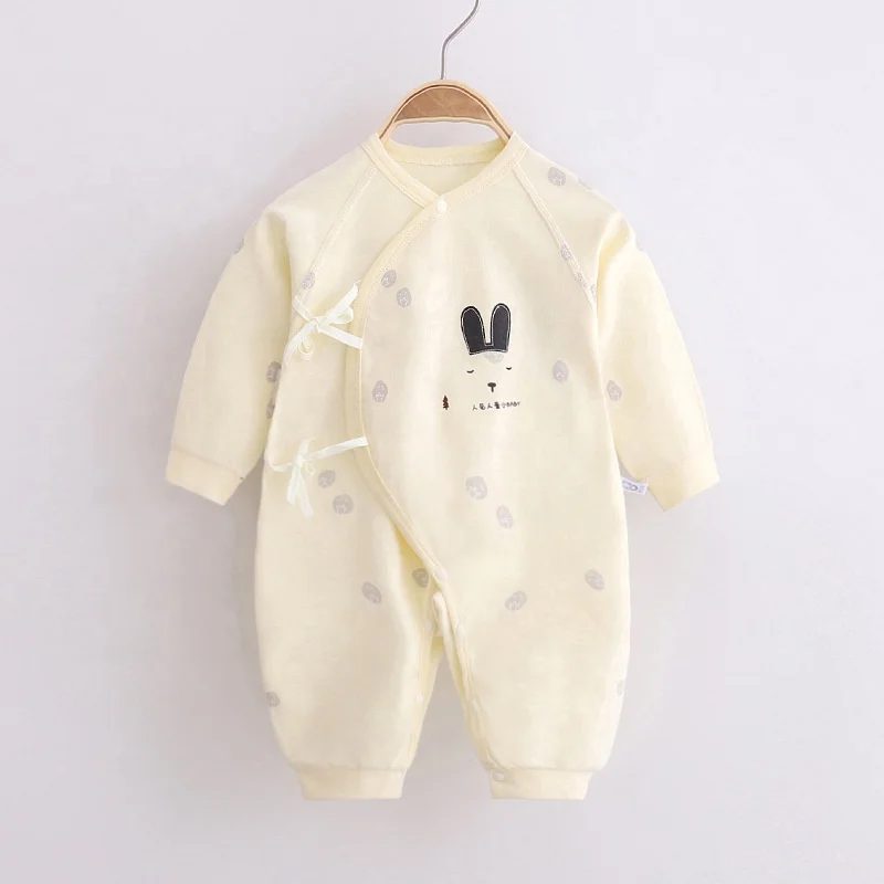 Baby Clothes Rompers Magnetic Buckle Me Baby Clothes Clothing no-fuss Magnetic Closures Double Button Magnetic Footie Romper