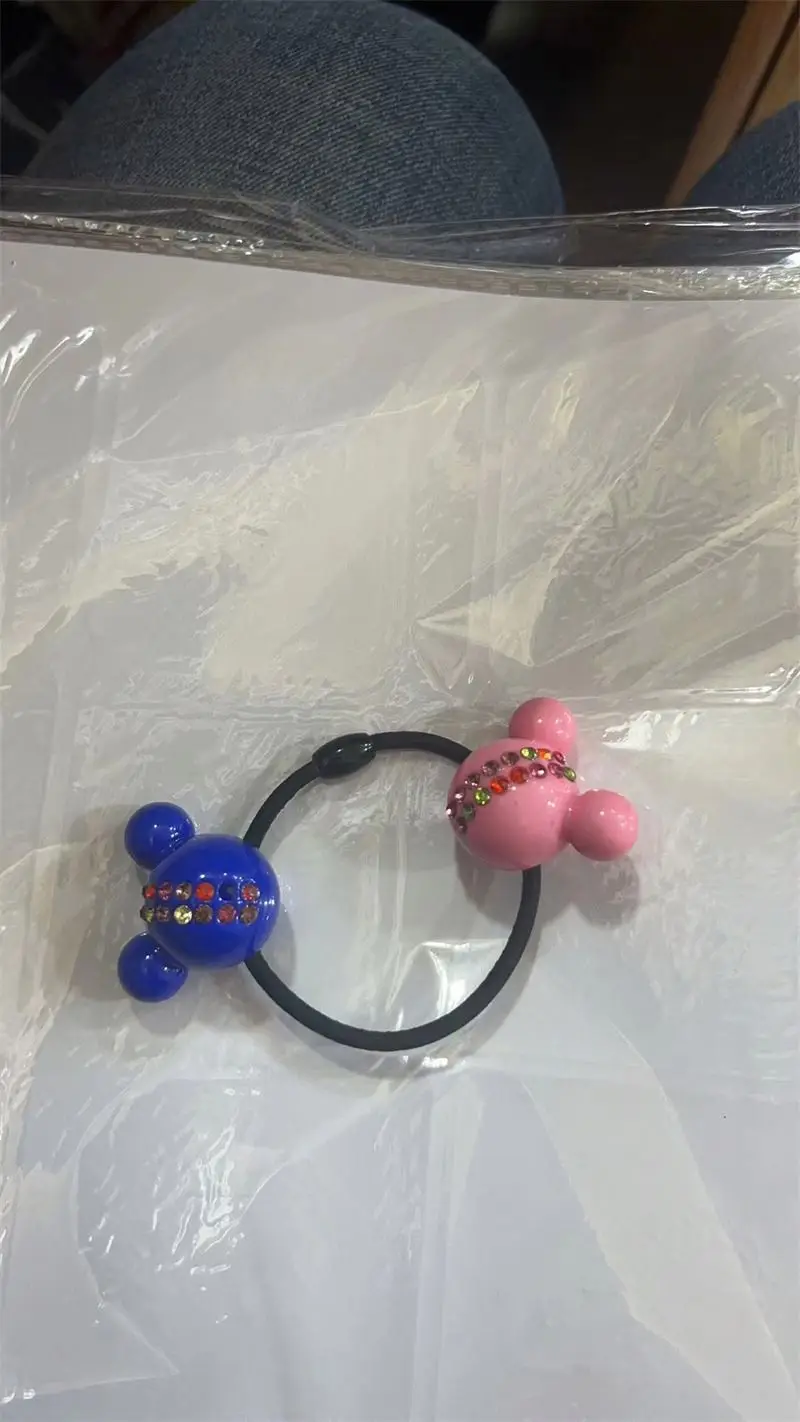 MYLULU Solid Color small knocker ball hair ties band elastic telephone cord wire hair coils hair rubber bands ponytail holder