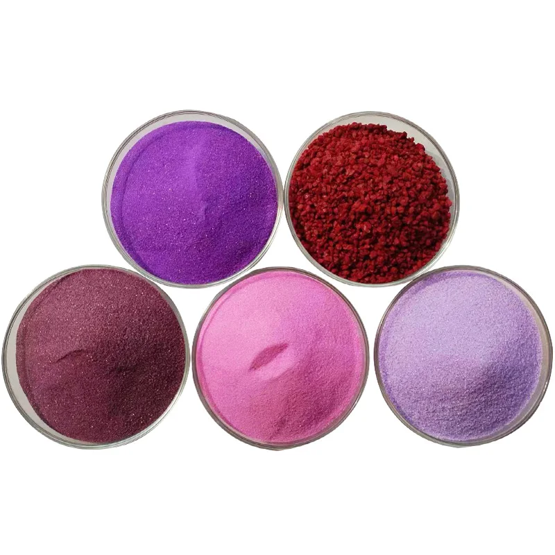 colored sand manufactured sand used for decorative and photography