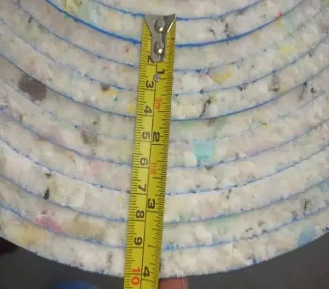 Good quality 10mm PU foam carpet underlay for UK market