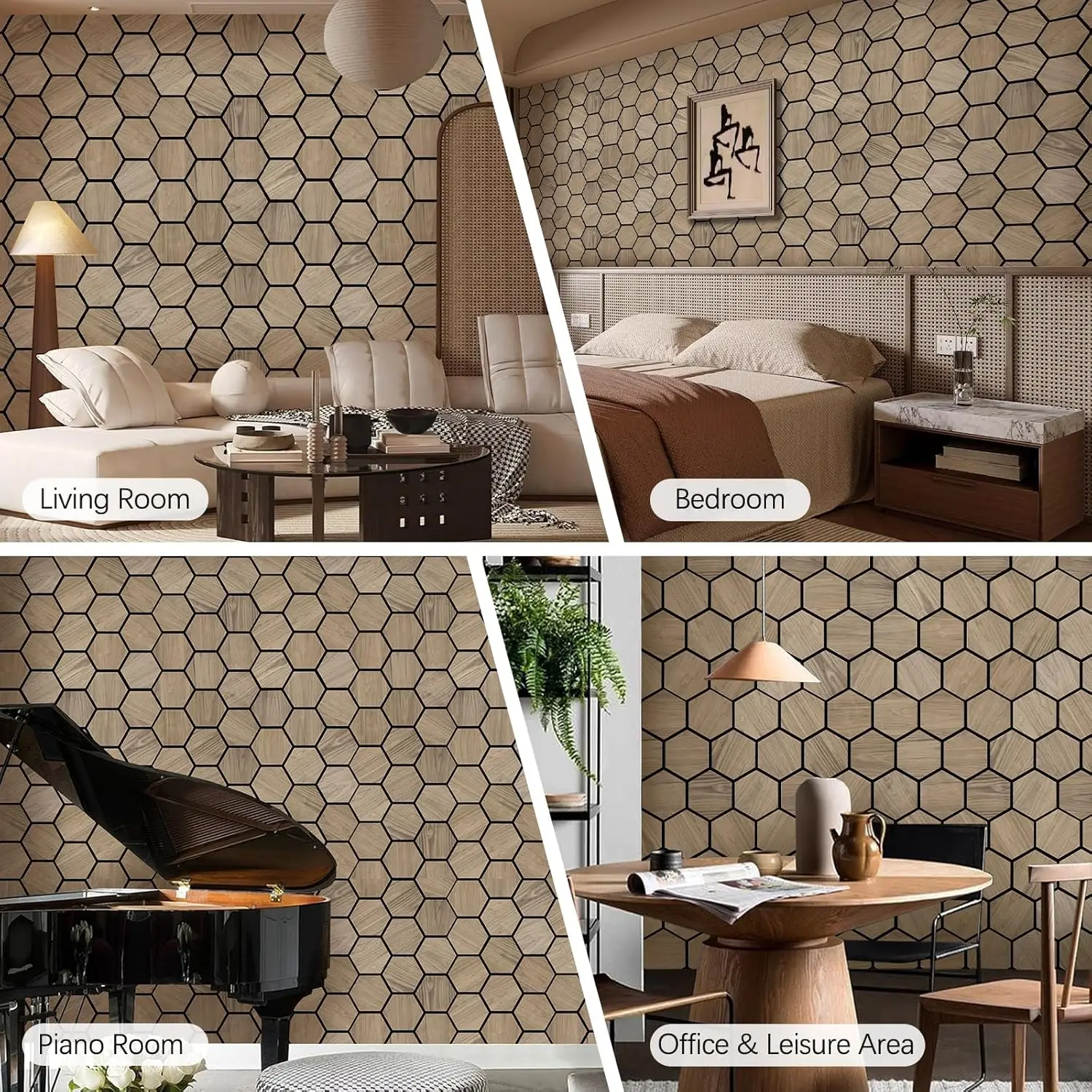 hexagonal wooden acoustic panels hexagon wood akupanel wood veneer hexagon acoustic wall panel