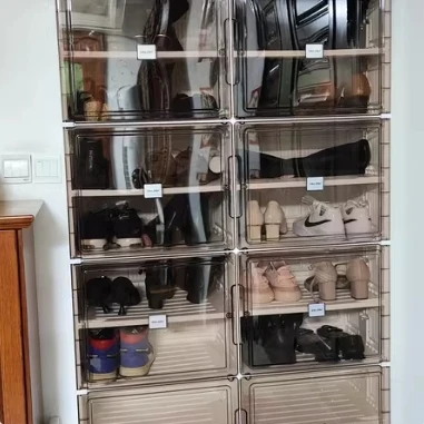 Jeko&Jeko Durable PP Black, White, Green Color Available Entryway Shoe Storage Cabinet