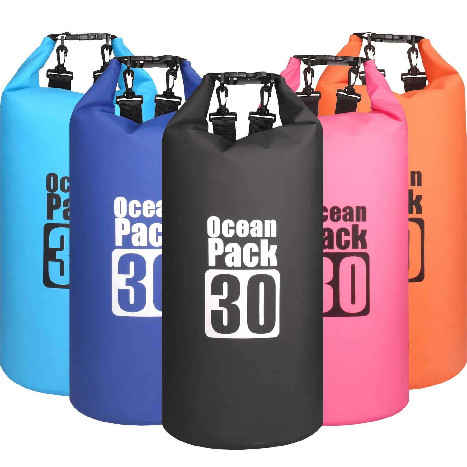 
30L storage sack for swimming kayaking canoeing river hiking boating waterproof travel pvc dry bag 
