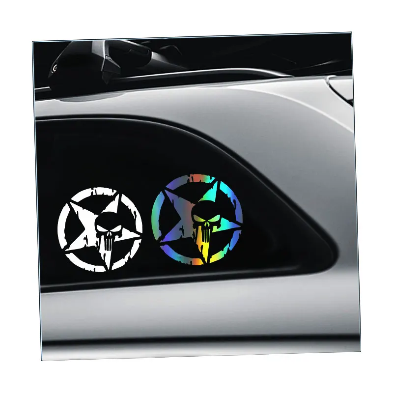 Car Stickers Vinyl Decal Army Star Sticker For JEEP Wrangler and All Other 4x4 Models Accessories Decoration