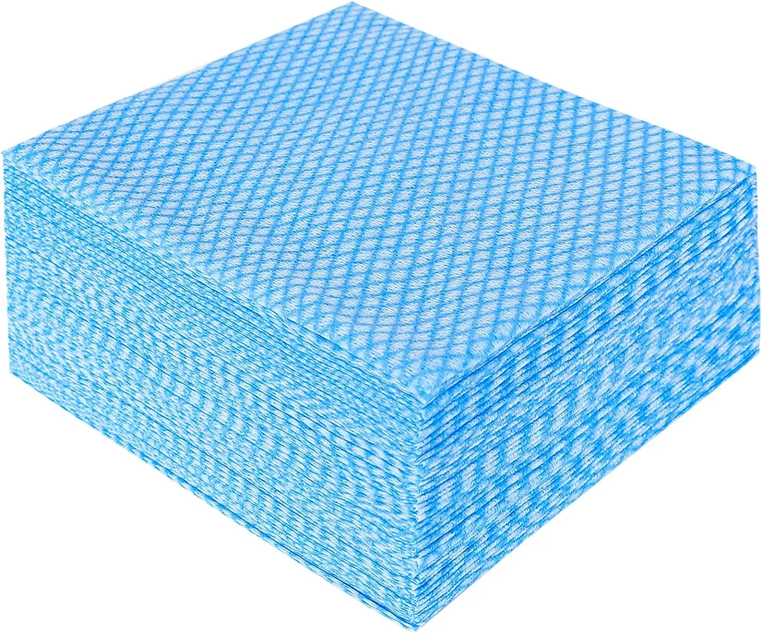 Reusable & Disposable Polyester & Viscose Cloths Wipes for Easy Kitchen Cleaning & Dish Drying Wave Pattern Free Sample