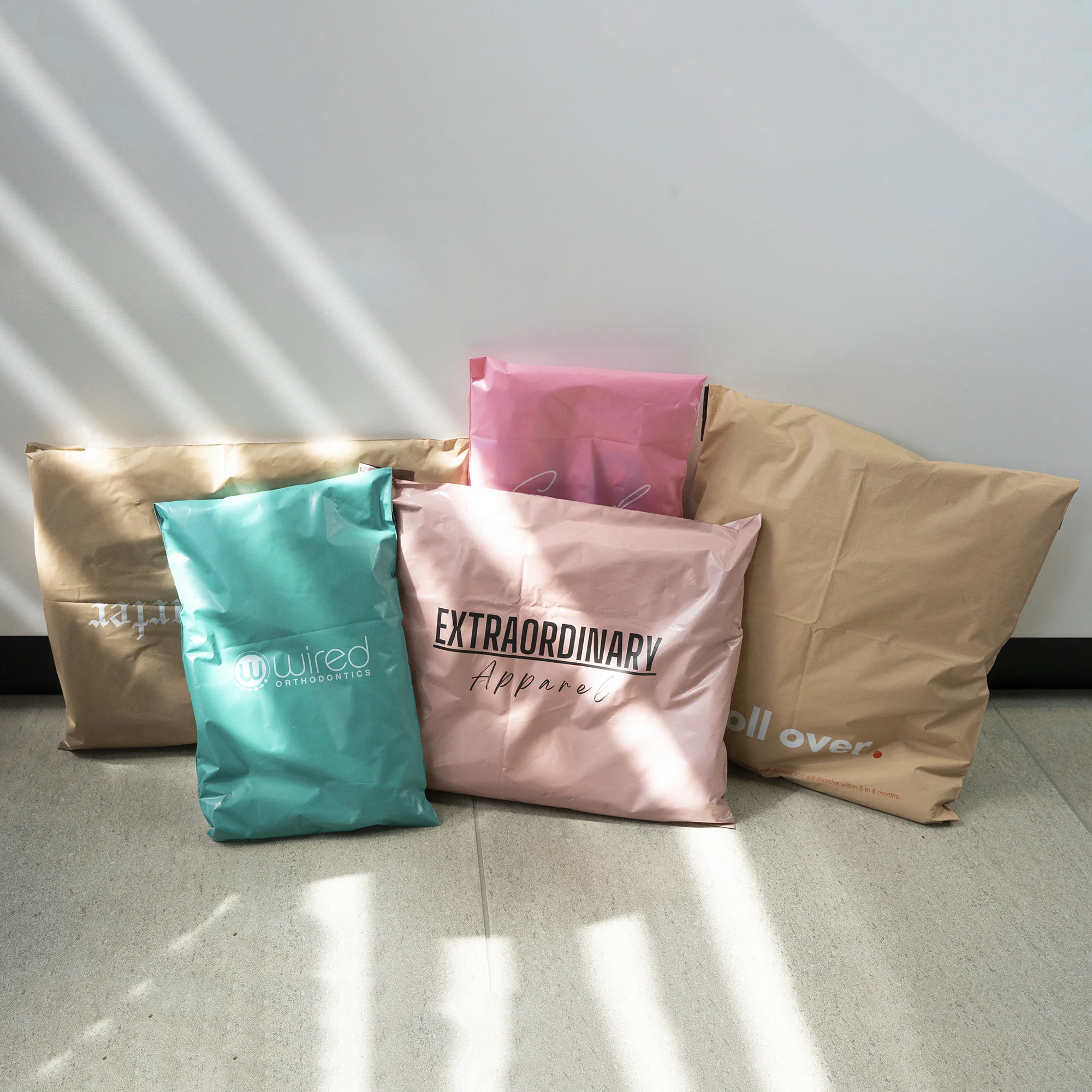 Colorful Waterproof Poly Mailer Cheap Plastic Shipping Mailing Bags Tear Proof Custom Logo Printed for Packaging Express