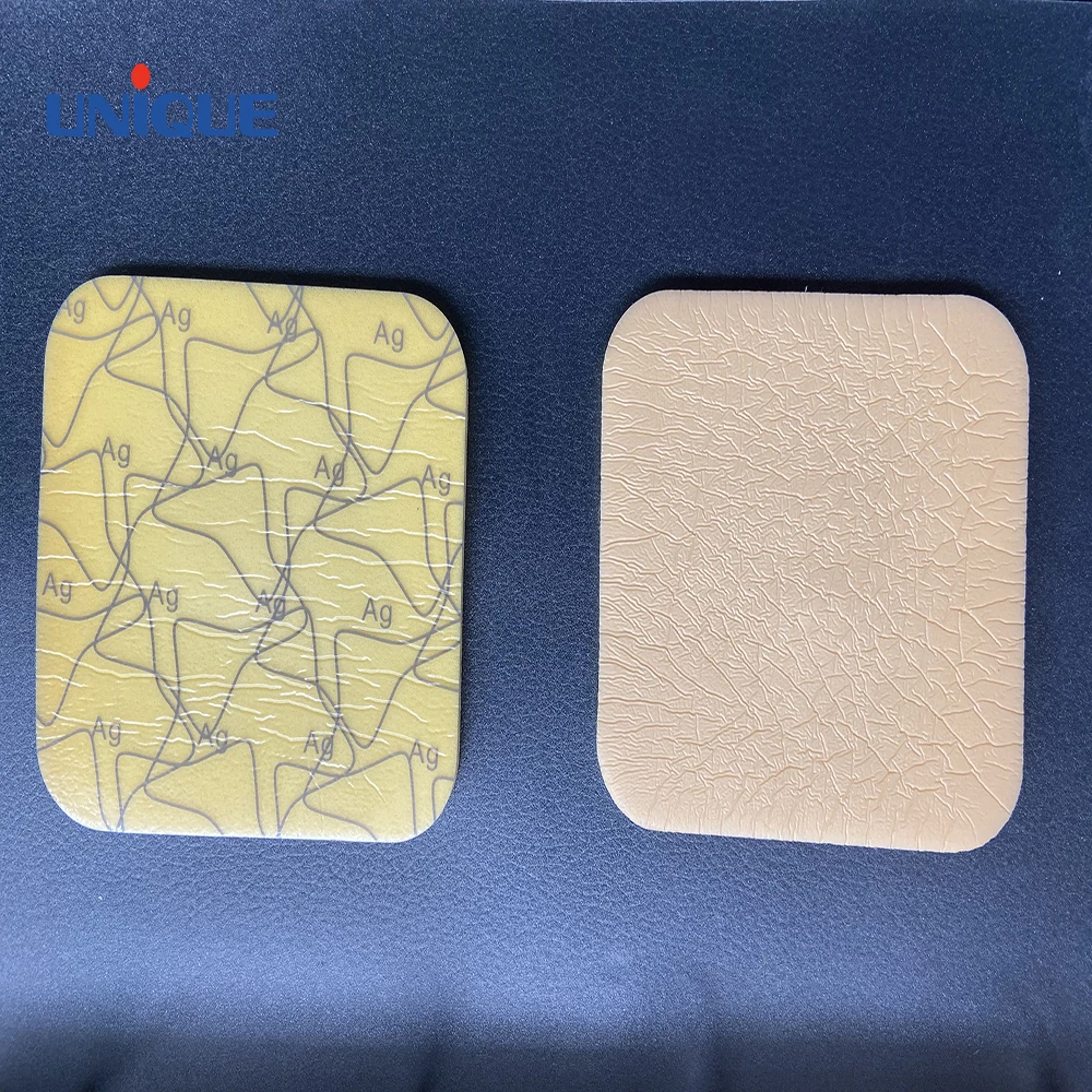 manufacturer OEM high quality medical wound care dressing pu film waterproof non adhesive pu foam dressing