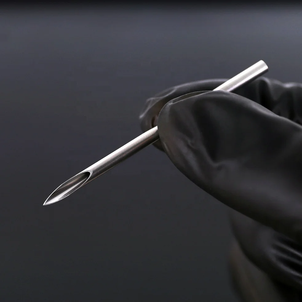 Beauty Salon Equipment Piercings Wholesale Lip Ear Nipple Nose Tool Disposable Sterilized Body Tattoo Piercing Needles