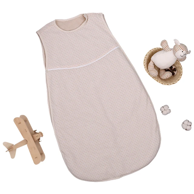 Пользовательский логотип 100% органический хлопок вязать от новорожденного до малыша небольшой оптовая продажа ребенка пеленать Летний спальный мешок