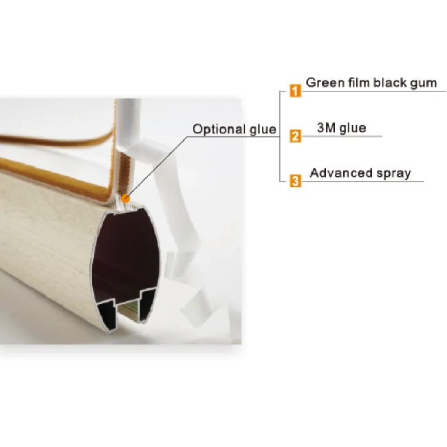 Weatherproof strip for doors and windows, wool top velvet sealing strip