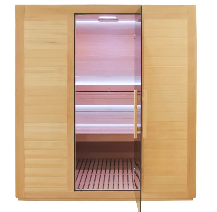 Factory Direct Red Ceder steam sauna  indoor sauna room for 2--4 persons