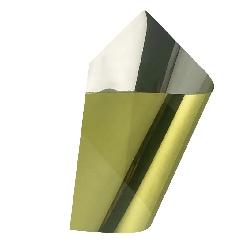 OEM Gold Silver Tinted Building Film One Way Mirror UV Protective USA Tinted Window Film For House