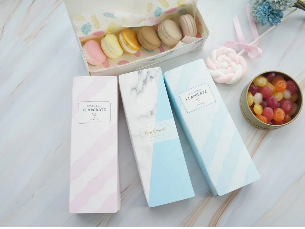 Custom Printed Kraft Paper Swiss Roll Cake Food Box Packaging