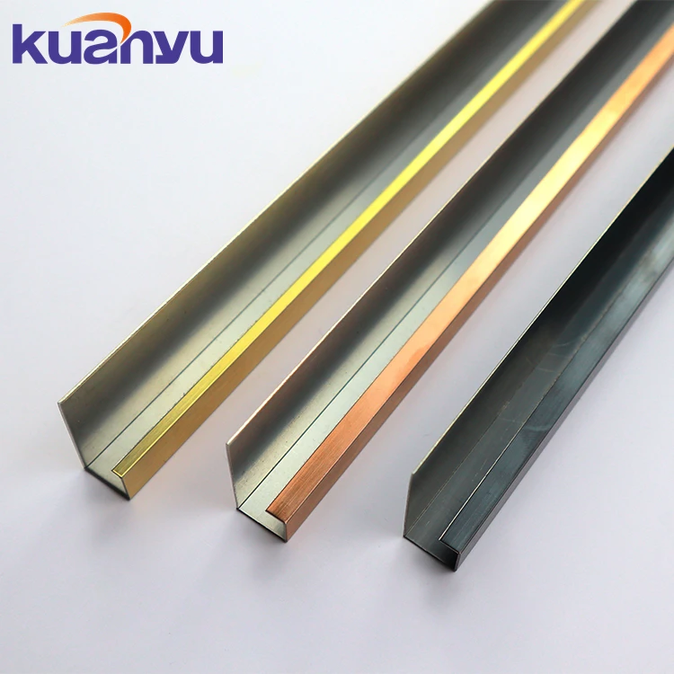 
High Grade professional Tile Trim Aluminum Corner Tile Trim Stainless Steel Tile Edge Trim Accessorie Corners Supplier 
