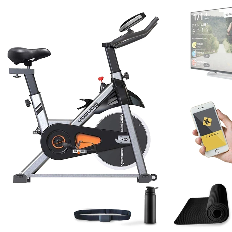 New design static kinomap exercise bike Commercial indoor cycling bluetooth fitness spinning bike for gym