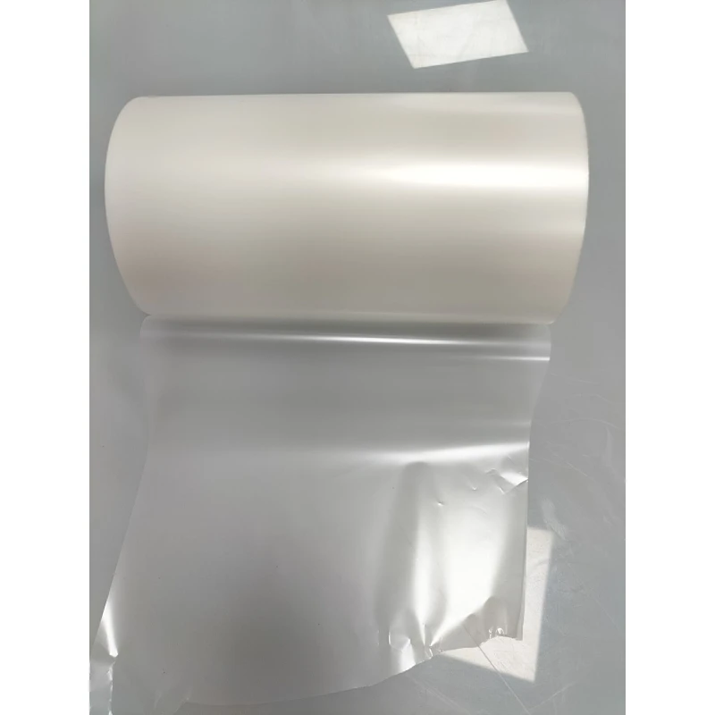0.025mm dumb surface release film 5-10g die cutting process film PET release film Red blue transparent