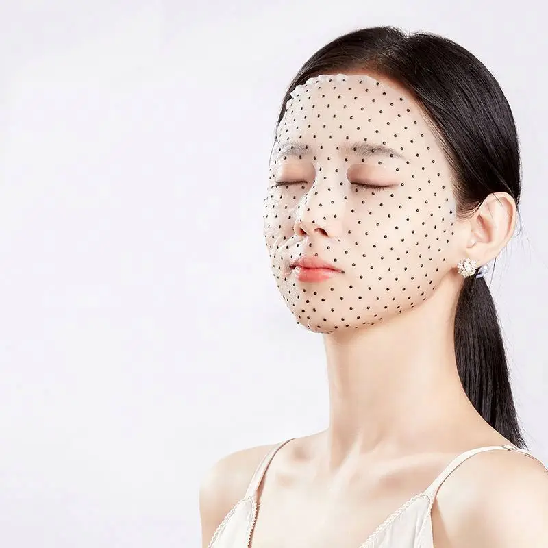 Factory OEM VEZE custom herbal vegan aging powder cleaning whitening skin care clay anti acne facial mask sheet