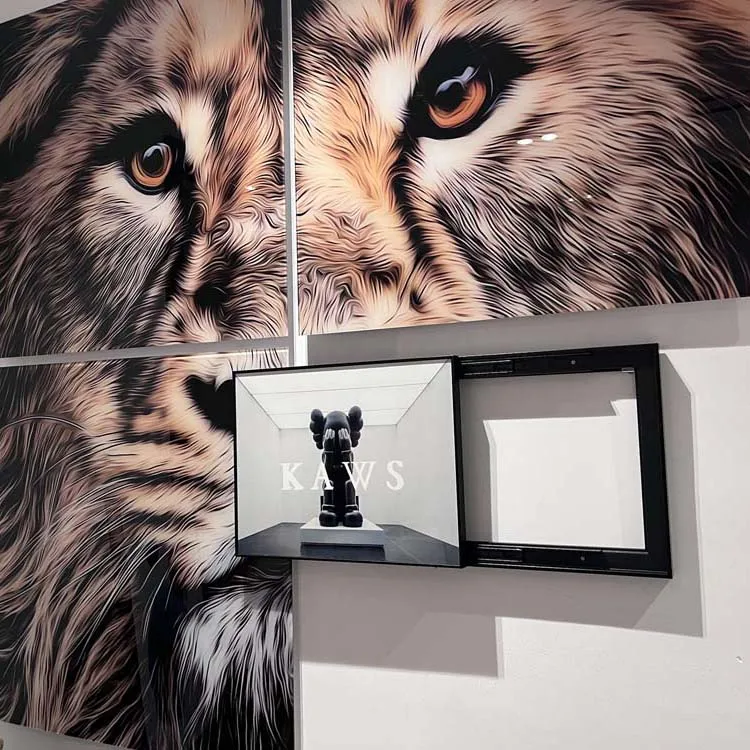 Factory light luxury Good Quality Scenery painting crystal porcelain painting cover electric meter box wall art painting