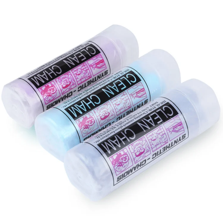 66x43cm Super Absorption Synthetic Deerskin buckskin PVA Chamois Cham Car Wash Towel Auto Clean Towel