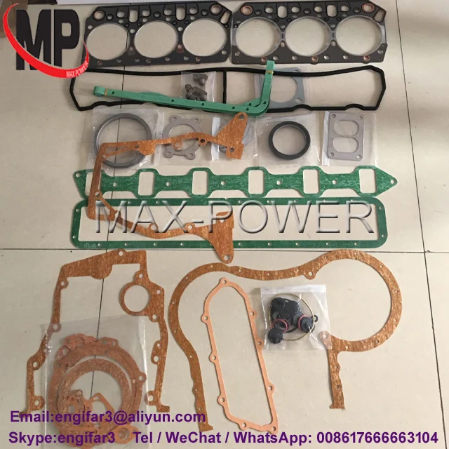 DE12 DE12T Engine Gasket Kit Full Gasket Set For Excavator repair parts