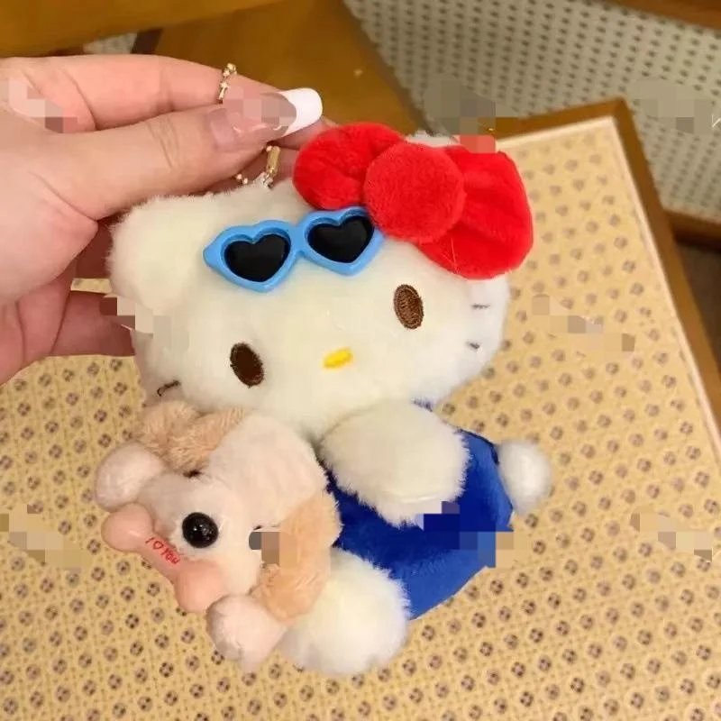 Плюшевый брелок Ruunjoy Kawaii kulomi hello kt sanrioed мягкие животные плюшевые Рюкзак Кулон украшения детские игрушки