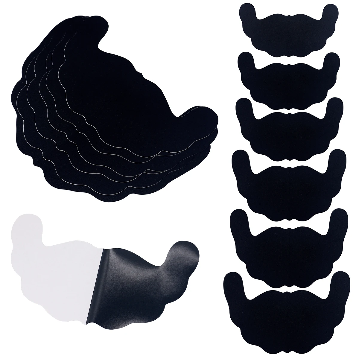 U-Shape Breast Lift up Tape Satin Instant Adhesive Breast Petals Polyester Nipple Covers for Boob Push-Up Intimates Accessories