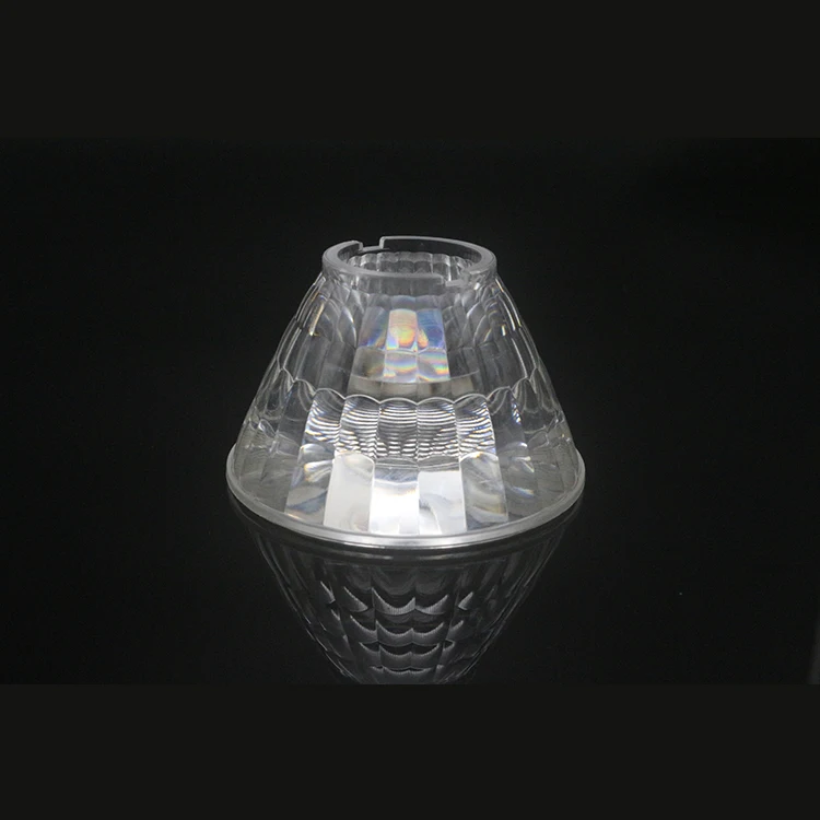 
Manufacturer 58MM PMMA PC Plastic Optical LED Lens Indoor Retail Led Lenses Down Light Spot Light Track light lens TIR LED Lens 