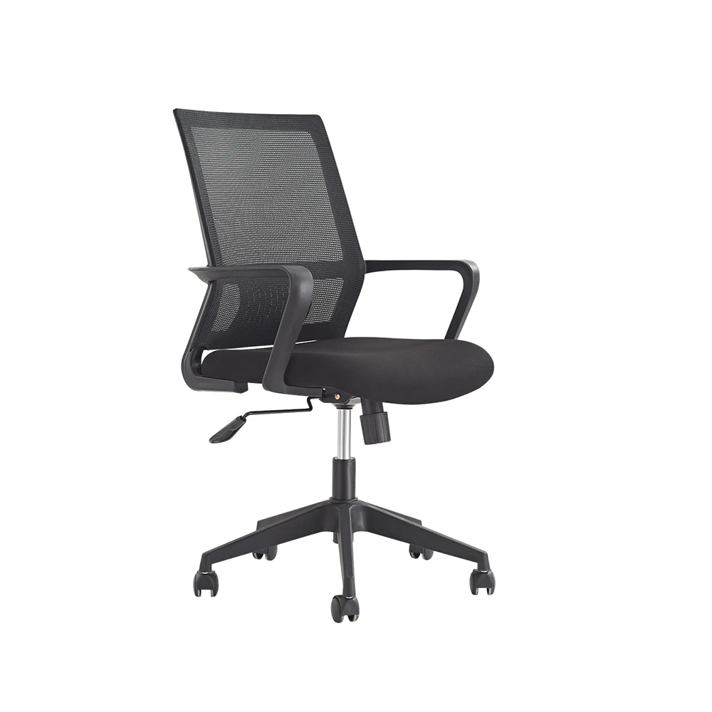 China Foshan Cheap Price Furniture Nylon Frame Normal Revolving Chair Office Chair With Wheel