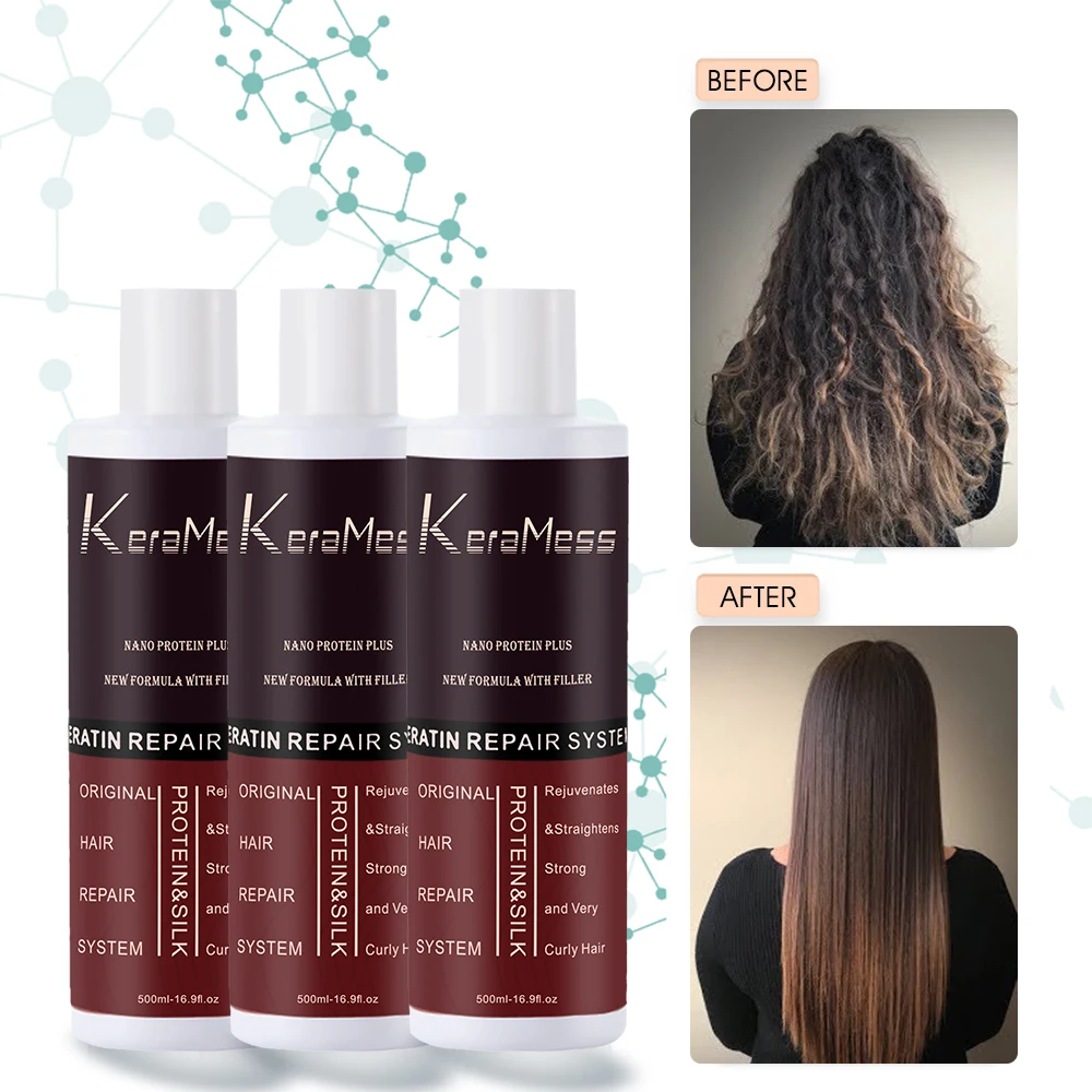 Agerios Brand Keratin Hair Treatment Without Formaldehyde for Black People